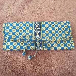 Vera Bradley makeup brush roll